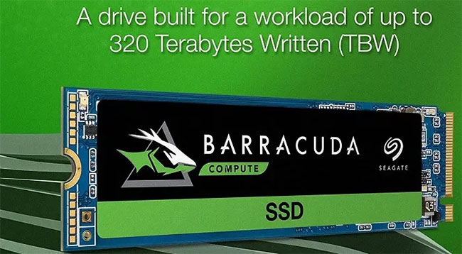 SSD Barracuda 500GB với 320 TBW