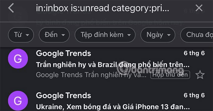Cách xem thư đã đọc, chưa đọc Gmail nhanh nhất - QuanTriMang.com