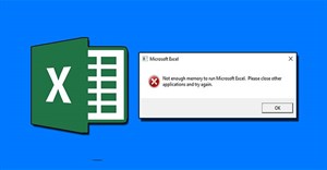 Cách sửa lỗi Not Enough Memory to Run Microsoft Excel trên Windows