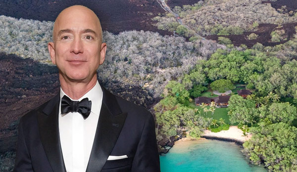 Vào hồi tháng 10/2021, Jeff Bezos, nhà sáng lập Amazon cùng bạn gái của ông đã chi tới 78 ​​triệu USD cho một ngôi nhà nằm trên bờ biển phía nam của đảo Maui, Hawaii để nghỉ dưỡng. Ảnh: Mega Agency.
