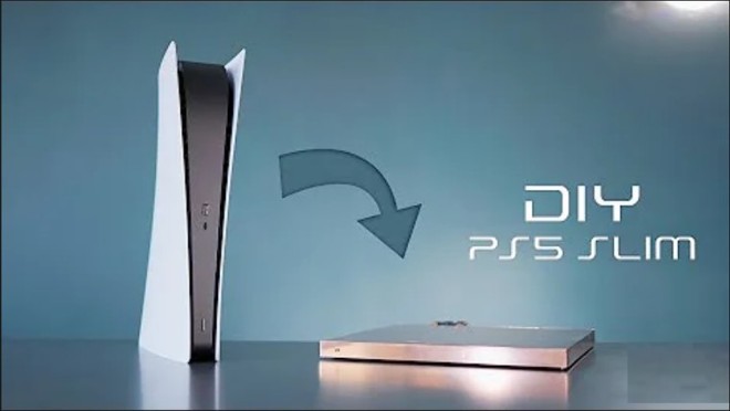 YouTuber độ lại PlayStation 5, giảm một nửa kích thước, có tản nhiệt nước, không giảm hiệu năng
