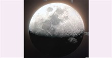 Bức ảnh mặt trăng tuyệt đẹp này được chụp bằng smartphone và kính thiên văn