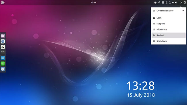 Khởi động lại máy tính