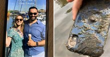 iPhone rơi xuống sông 10 tháng vẫn hoạt động