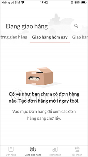 Quản lý đơn hàng trên Ninja Van