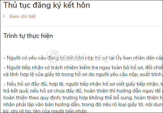 Trình tự làm thủ tục kết hôn online trên Cổng Dịch vụ công Quốc gia