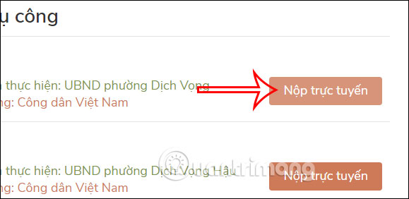 Nộp hồ sơ kết hôn online trên Cổng Dịch vụ công Quốc gia