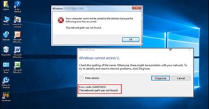 Hướng dẫn sửa lỗi “Network path was not found” trong Windows