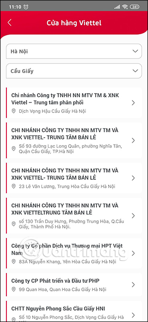 Nhận sim Viettel tại cửa hàng