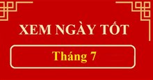 Ngày đẹp tháng 7 năm 2023, ngày tốt tháng 7 năm 2023 là ngày nào?