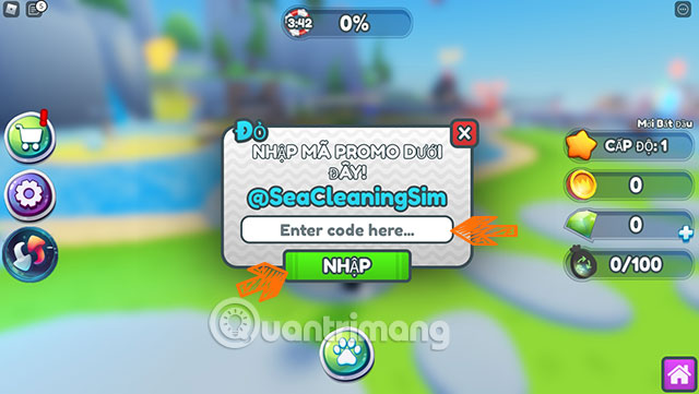 code sea cleaning simulator