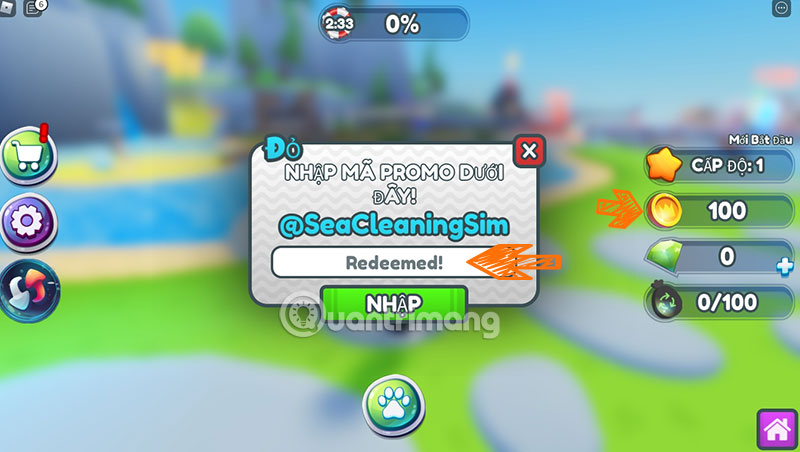 code sea cleaning simulator