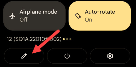 Nhấn vào biểu tượng bút chì