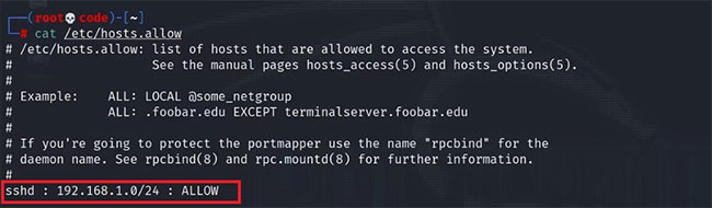 Một số cài đặt mẫu