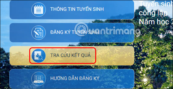 Tra cứu hồ sơ học lớp 6 online