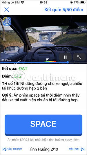 Video thi thử