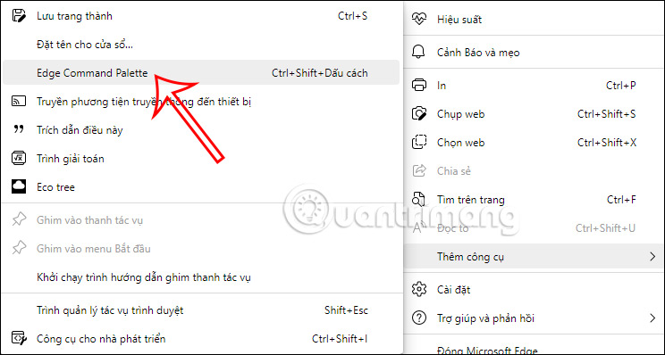 Mở thanh DevTools