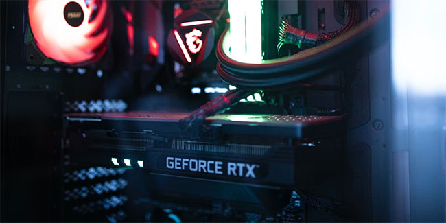GPU GeForce RTX được cài đặt trong PC