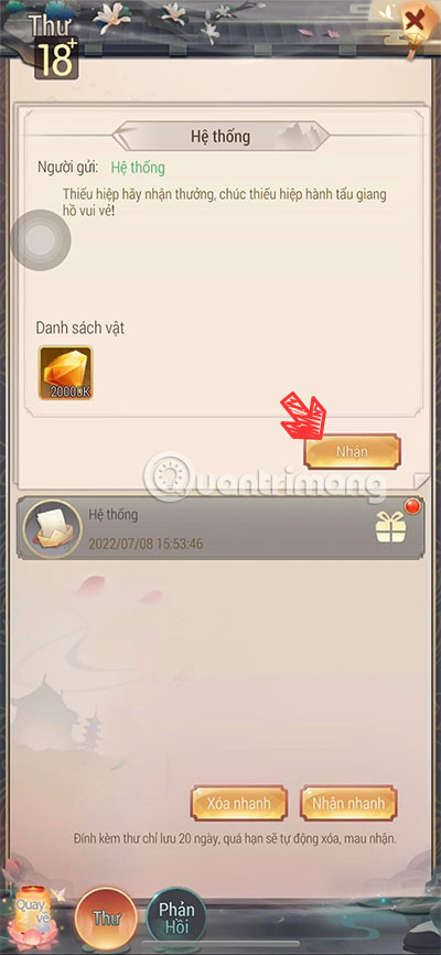 nhập giftcode yong heroes