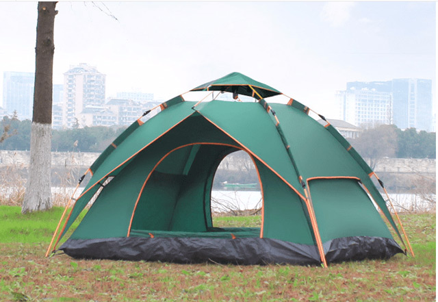 Place an AirTag at the spot where you just set up your tent