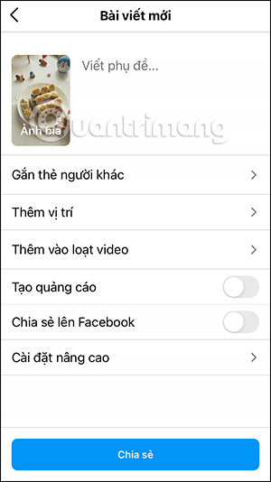 Đăng video lên Instagram