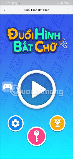 Nhấn nút Play để chơi game