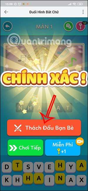 Mời tham gia trò chơi trên Zalo