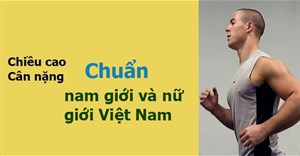Chiều cao cân nặng chuẩn của nam giới và nữ giới Việt Nam