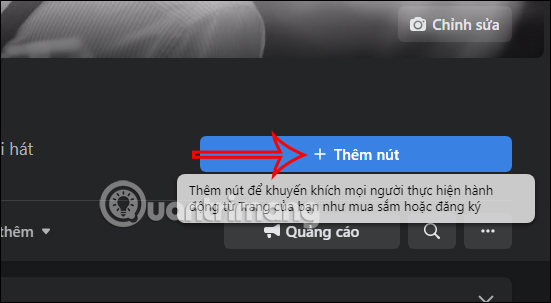 Thêm nút cho Fanpage PC