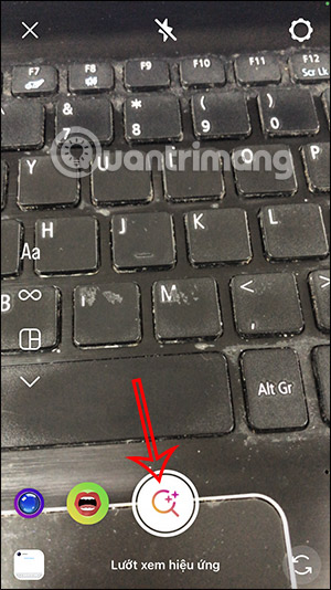 Tìm kiếm hiệu ứng Instagram