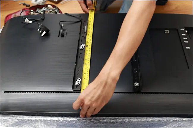 Đo chiều cao màn hình TV