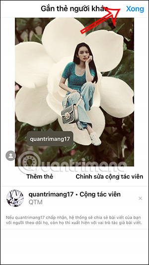 Đăng bài cộng tác viên Instagram