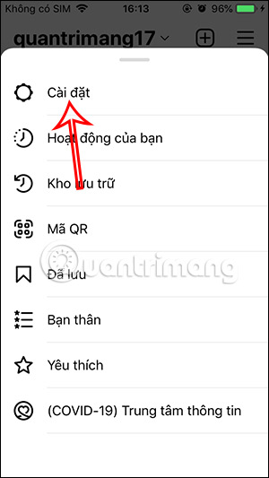 Cài đặt Instagram