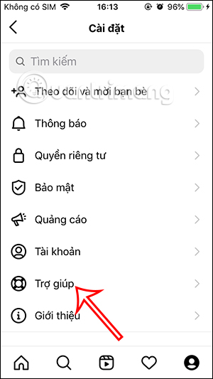 Trợ giúp Instagram