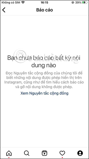 Những bài viết Instagram đã báo cáo