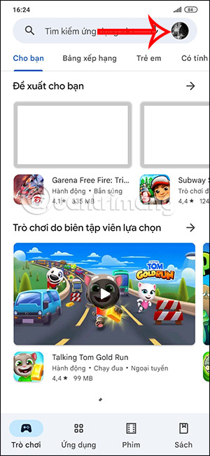 Tài khoản Google Play