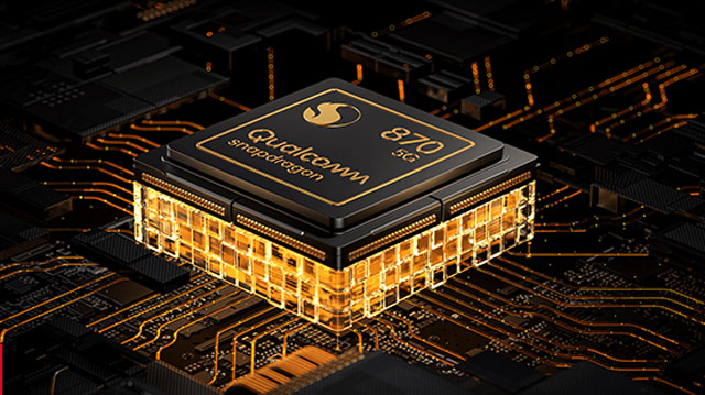 Hiệu năng mạnh mẽ từ con chip Snapdragon 870