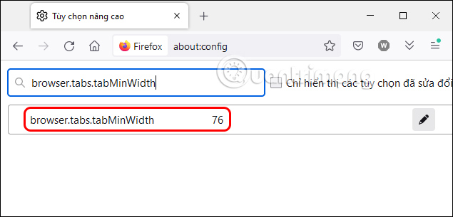 Tìm kiếm browser.tabs.tabMinWidth