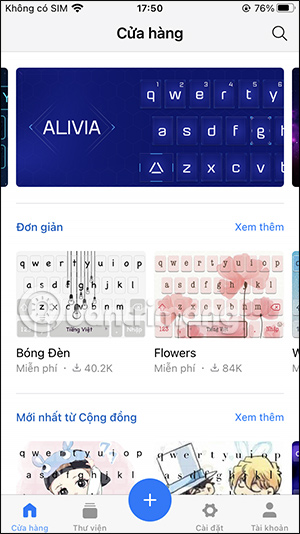 Giao diện Laban Key