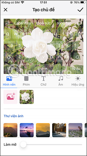 Giao diện Laban Key
