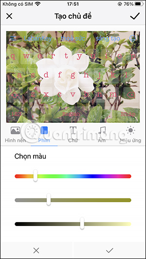 Đổi màu sắc bàn phím Laban Key