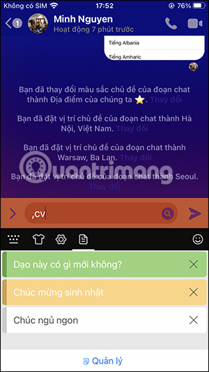 Ghi chú trên Laban Key