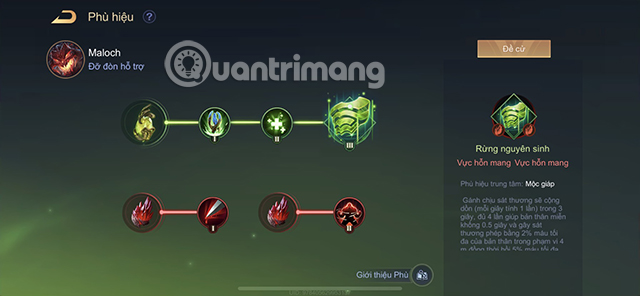 Phù hiệu cho Maloch trong mùa 23