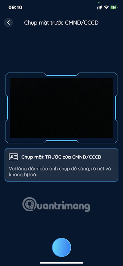 Chụp ảnh Căn cước công dân mặt trước và sau
