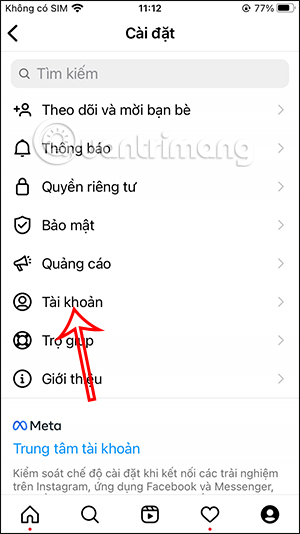 Tài khoản Instagram