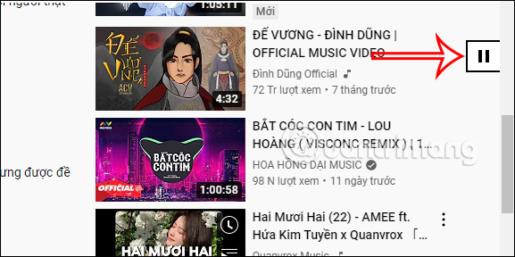 Biểu tượng điều khiển video