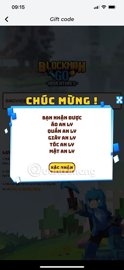 giftcode blockman go