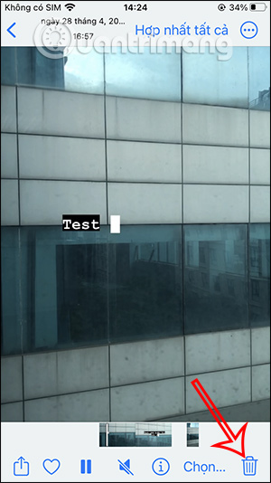 Xóa video iPhone trùng nhau