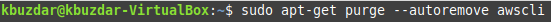 Xóa AWS CLI