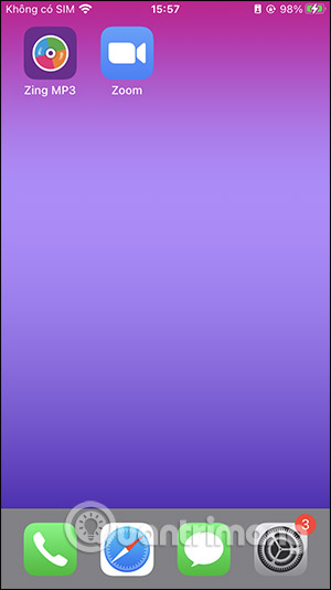 Màn hình chế độ tập trung